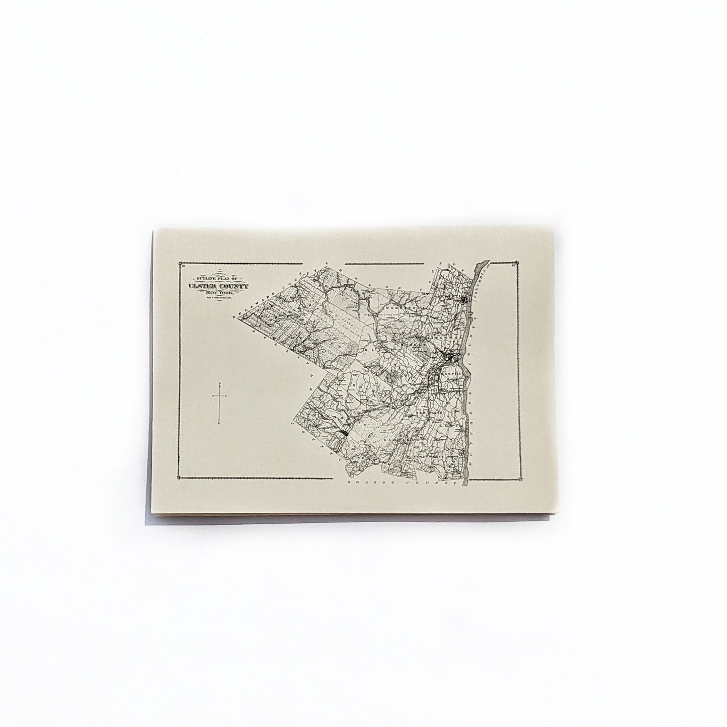 Small Map Folded Card Set