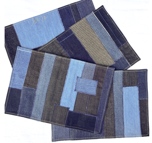 Denim Patchwork Placemats